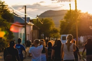 University of Arizona students walk in Tucson